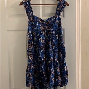 Free People Floral Mini Dress